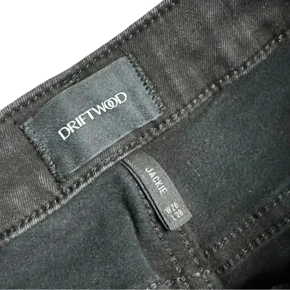 DRIFTWOOD  Sundance Jackie Star Spangled Black Skinny Stretch Jeans Size 28